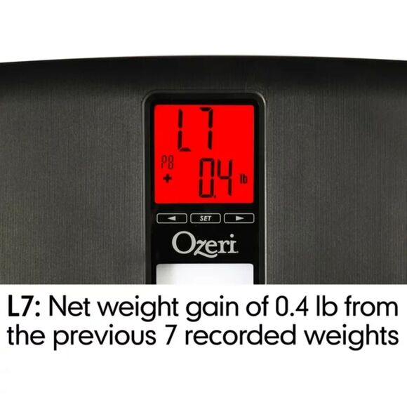 Ozeri WeightMaster II Bath Scale with BMI and Weight Change Detection - Picture 2 of 9